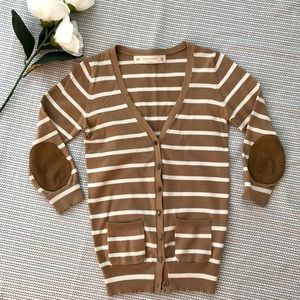ZARA Knit cardigan - Stripes -  size Small